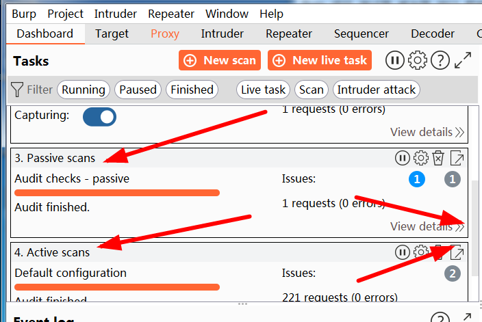 BurpSuite2021 -- 仪表盘(Dashboard)_数据_07