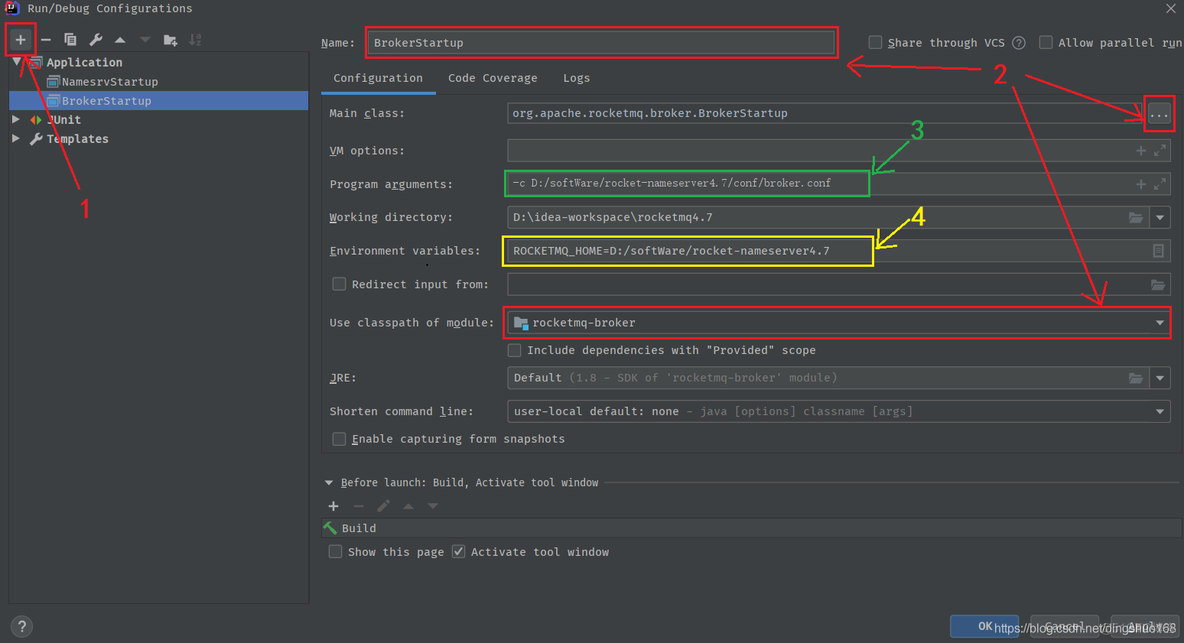 2、Intellij IDEA中启动Broker_xml