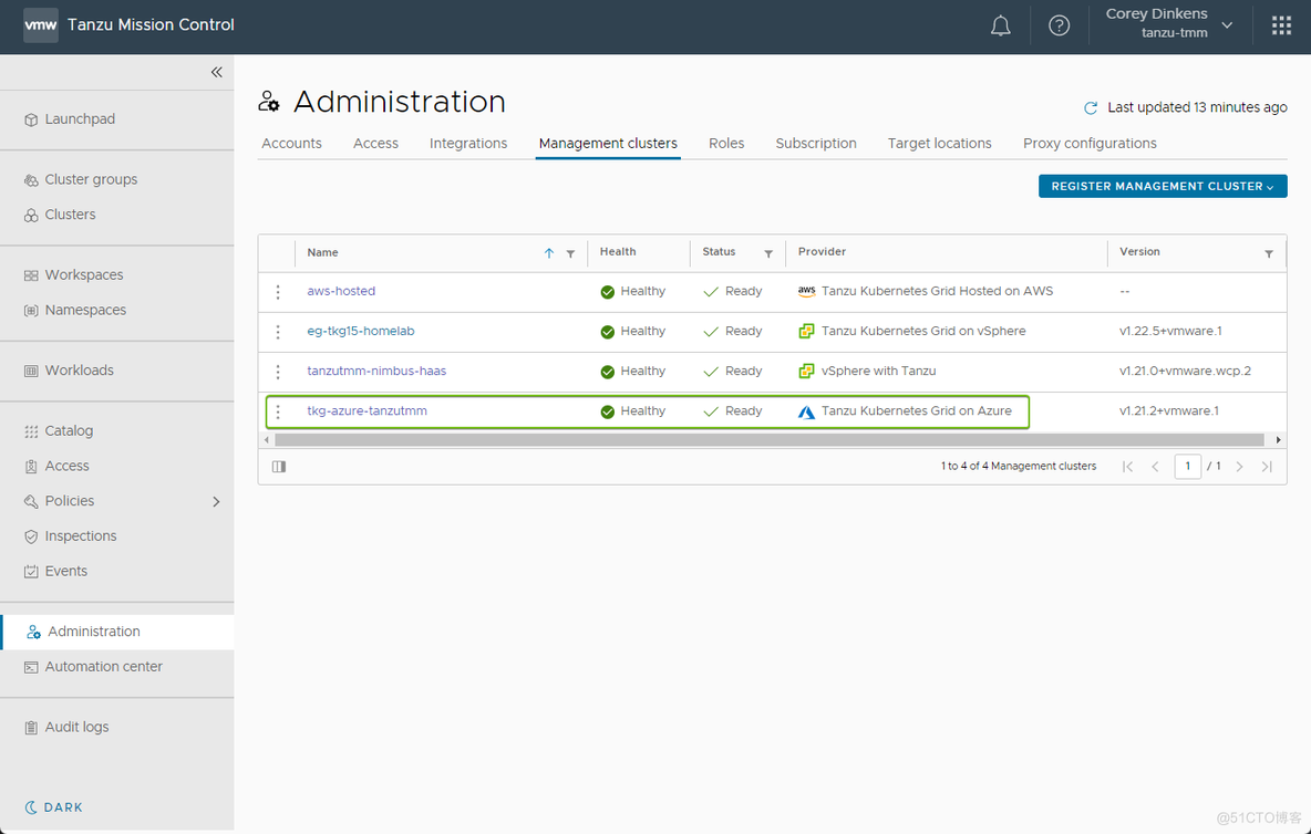 开始使用 VMware Tanzu Mission Control 和 Tanzu Kubernetes Grid_群组_08