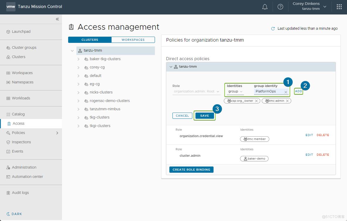 开始使用 VMware Tanzu Mission Control 和 Tanzu Kubernetes Grid_群组_13