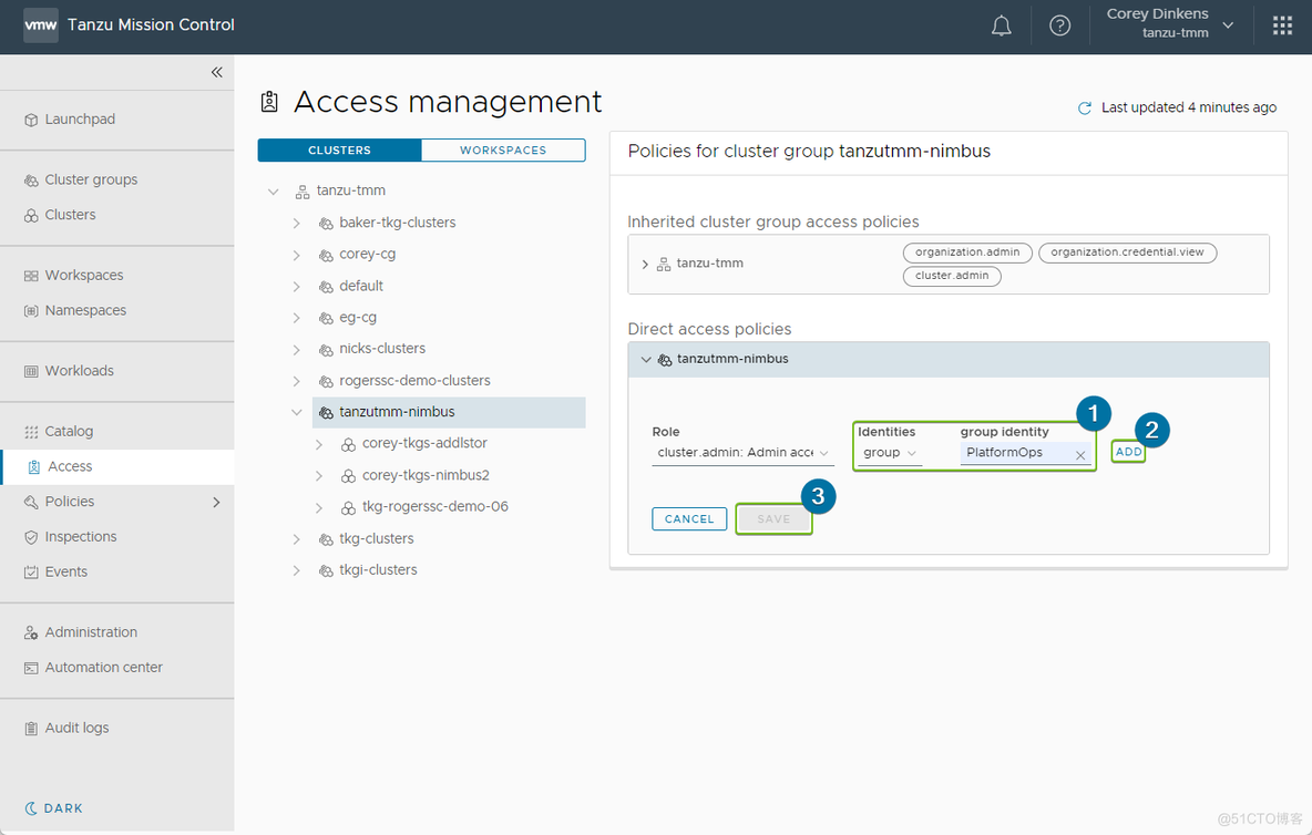 开始使用 VMware Tanzu Mission Control 和 Tanzu Kubernetes Grid_命名空间_16