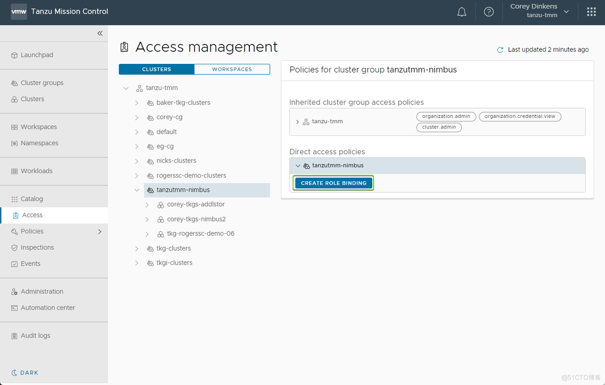 开始使用 VMware Tanzu Mission Control 和 Tanzu Kubernetes Grid_群组_15