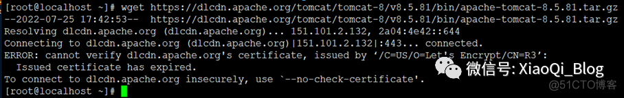 解决wget命令出现Unable to establish SSL connection错误_tomcat