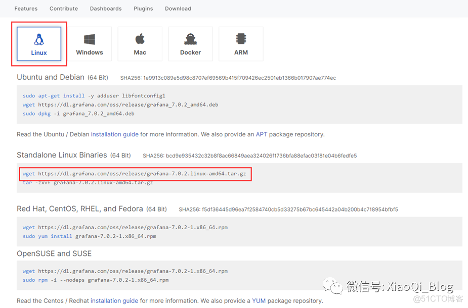 可视化工具Grafana（7.0.2）Tar包方式安装_数据源