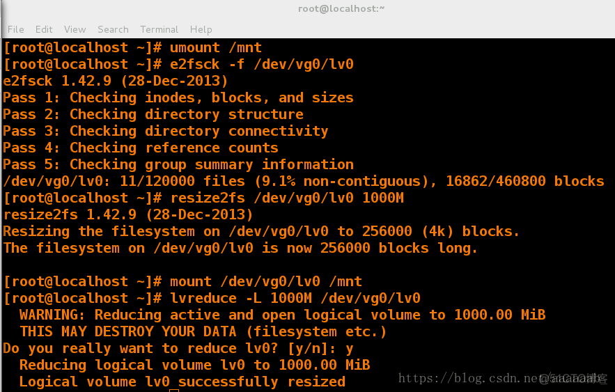 基于linux下的lvm逻辑卷管理_逻辑卷_13