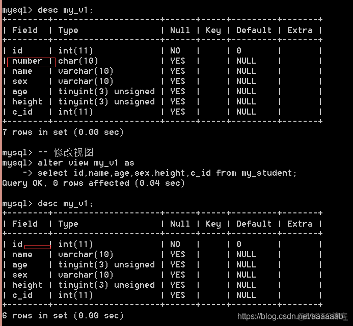 mysql数据库--视图的简介及使用，数据的备份与还原_SQL_06