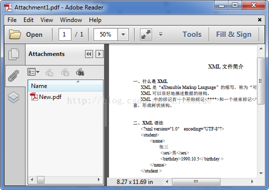 C# 添加、获取及删除PDF附件_ide