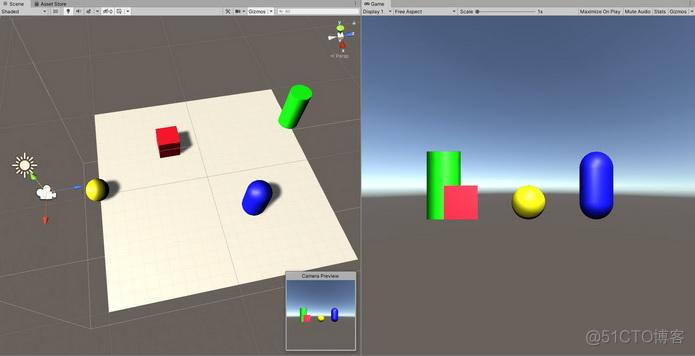 Unity2019学习：常用功能--Camera摄像机_摄像机_03