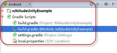 Wikitude示例unity打包安卓应用_android studio_13