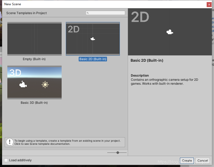 unity2D制作一个2D游戏场景Tilemap_新版本