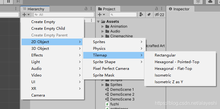 unity2D制作一个2D游戏场景Tilemap_ide_02