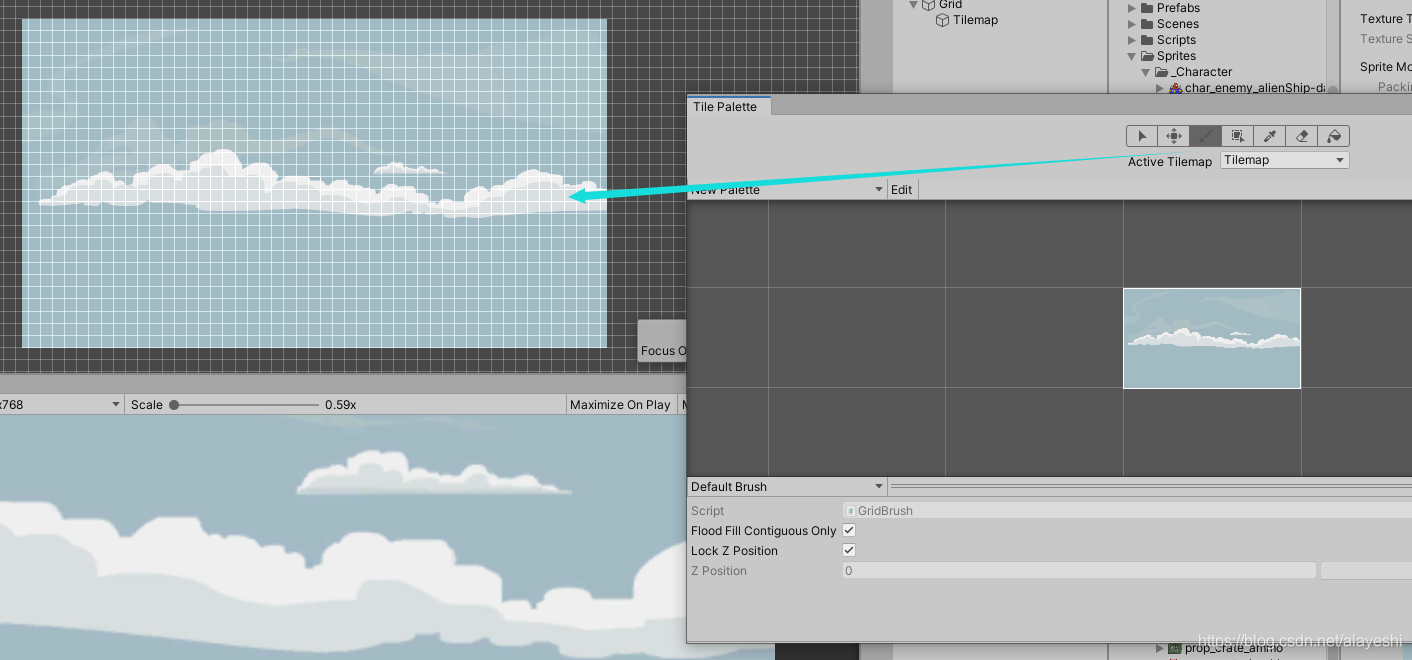 unity2D制作一个2D游戏场景Tilemap_ide_06