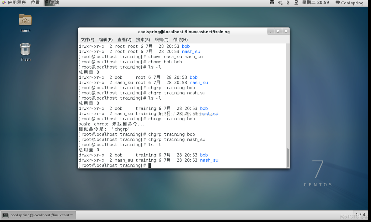 linux初学（十三）之linux权限机制_linux_04