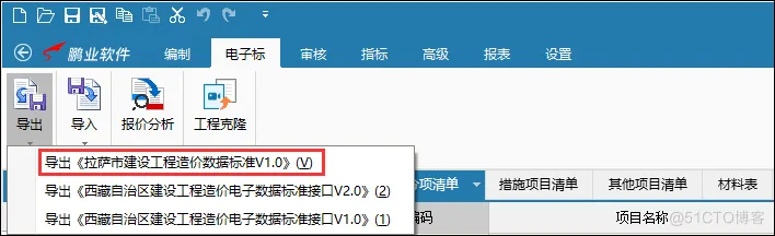 鹏业云计价i20（西藏）计价软件升级拉萨市招投标清单接口说明_清单计价_04
