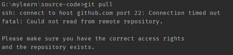 Ssh: Connect To Host Github.com Port 22: Connection Timed Out Fatal ...