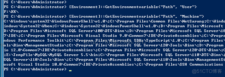 PowerShell 变量（Variable）_环境变量_08