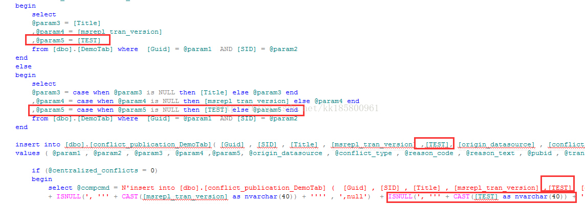 SqlServer 禁止架构更改的复制中手动修复使发布和订阅中分别增加的字段同步_EXEC_08