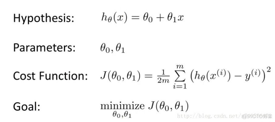 Coursera 机器学习 -- Linear Regression 笔记【第一周】_linear regression_14