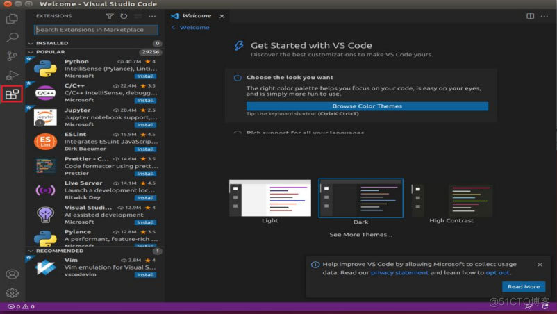 RK3568开发板Visual Studio Code 插件安装_插件安装
