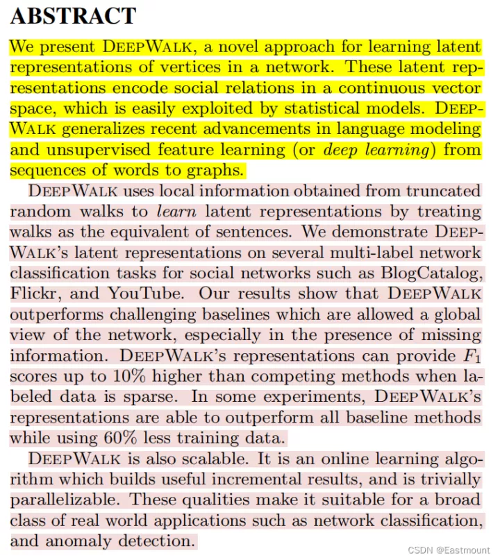 【带你读论文】向量表征经典之DeepWalk_Word2vec_08