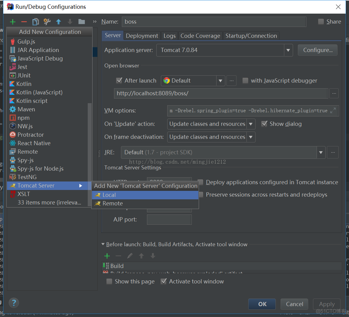 Intellij IDEA 一个Tomcat启动多个Web的设置_tomcat