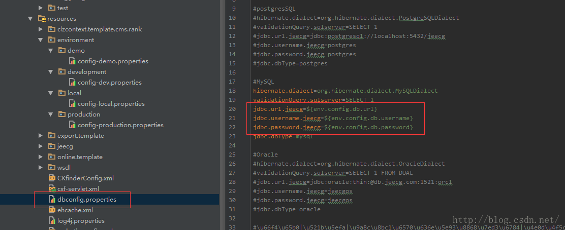 Maven 使用profiles filters resources build 打包不同配置开发环境及打包_intellij idea_03