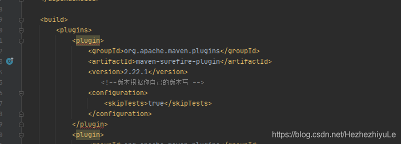 Element ‘plugin‘ cannot have character [children], because the type‘s content type is element-only._java