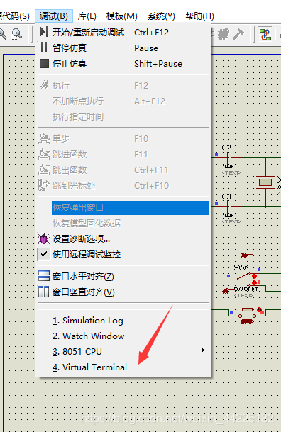 proteus按钮开关图片