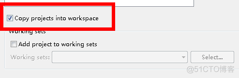 Some projects cannot be imported because they already exist in the workspace_workspace