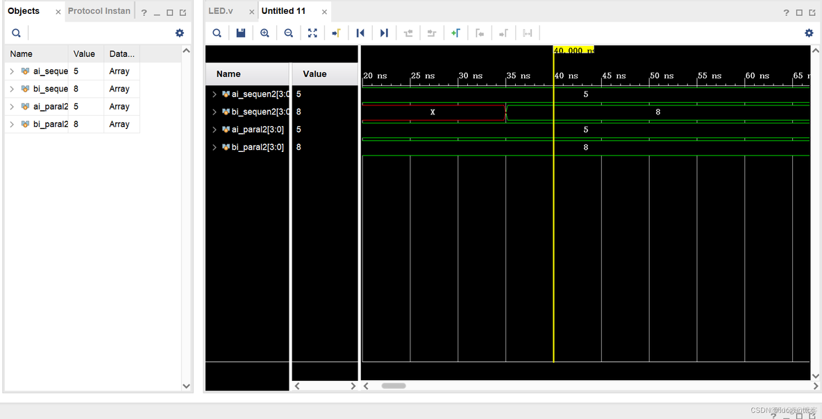 Verilog 语句块(2) 嵌套块_赋值