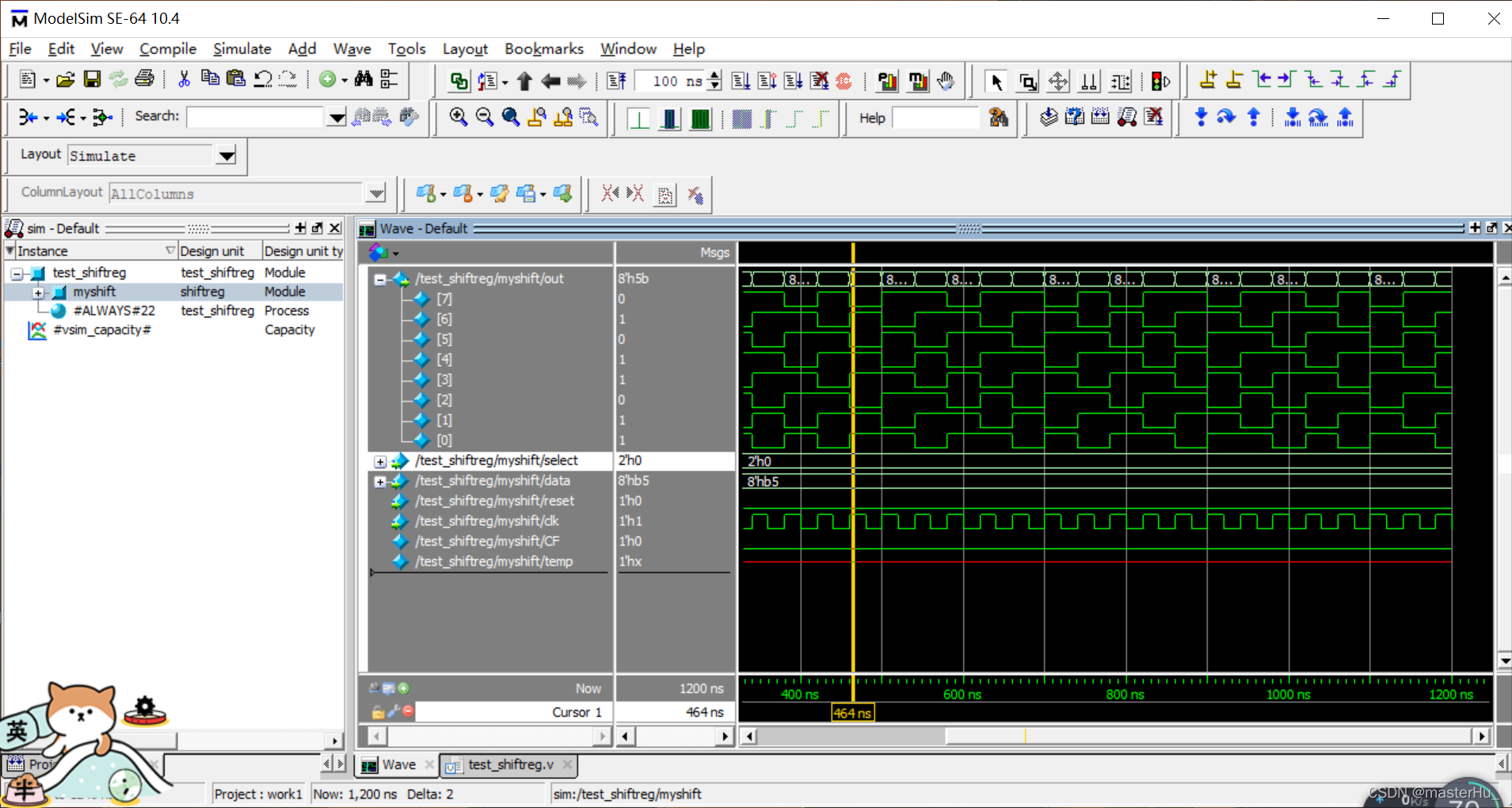 Verilog数字系统设计——移位寄存器实现_循环右移_02