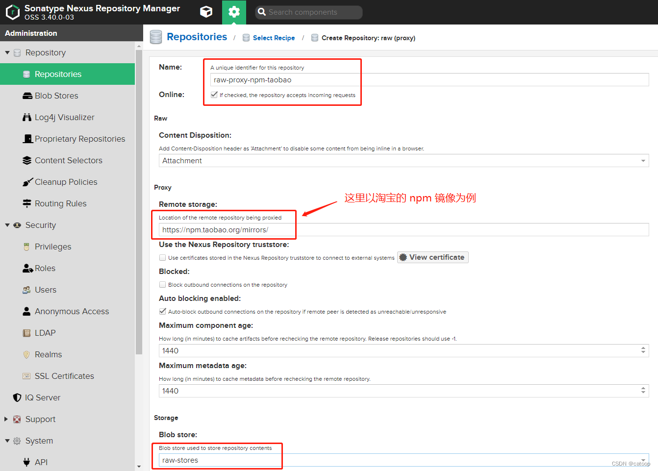 nexus raw 仓库代理（node-sass离线安装node-sass: Command failed）_linux_03