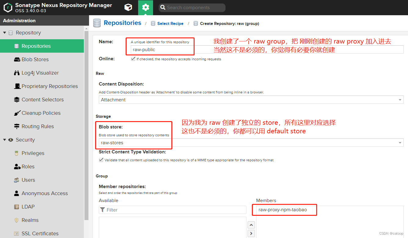 nexus raw 仓库代理（node-sass离线安装node-sass: Command failed）_外网_04