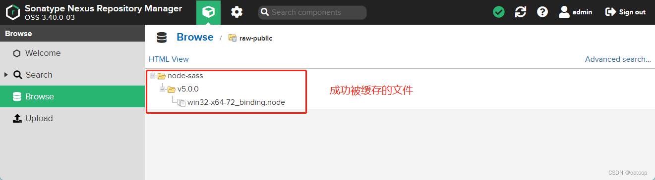 nexus raw 仓库代理（node-sass离线安装node-sass: Command failed）_linux_06