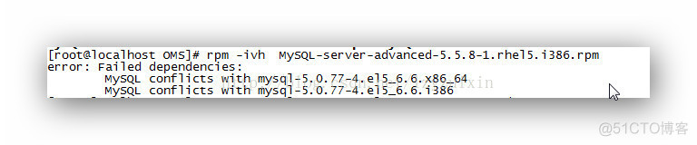 mysql安装出现 conflicts with mysql*的解决办法_服务器