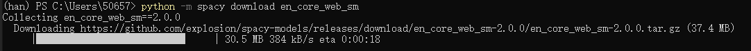 Cant find model en_core_web_sm_windows