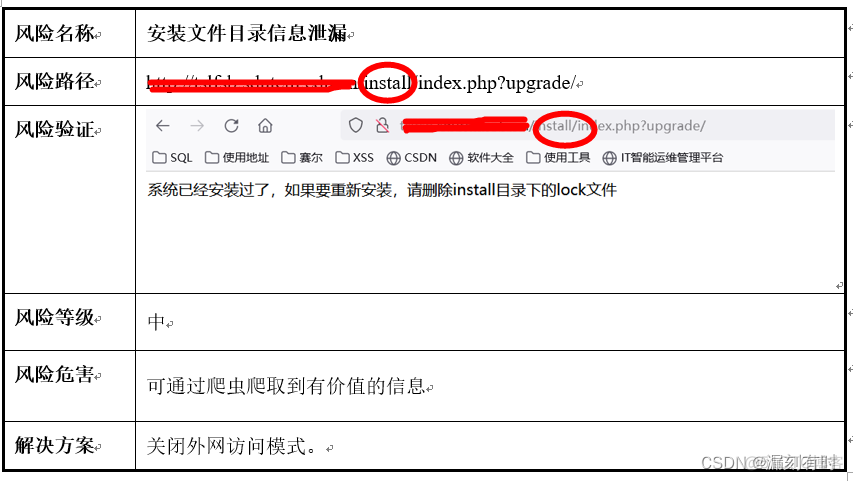 信息服务上线渗透检测网络安全检查报告和解决方案2(安装文件信息泄漏、管理路径泄漏、XSS漏洞、弱口令、逻辑漏洞、终极上传漏洞升级)_安全_04