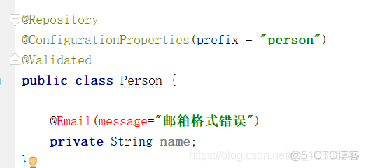 SpringBoot使用@Email报错误_spring