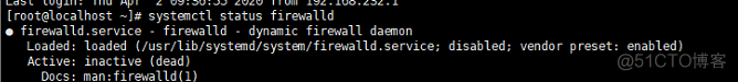 linux-查看 关闭防火墙_u