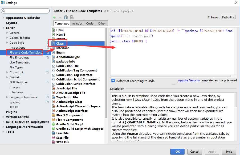 IntelliJ IDEA使用（一）基本设置与类、方法模板设置_idea基本设置_08