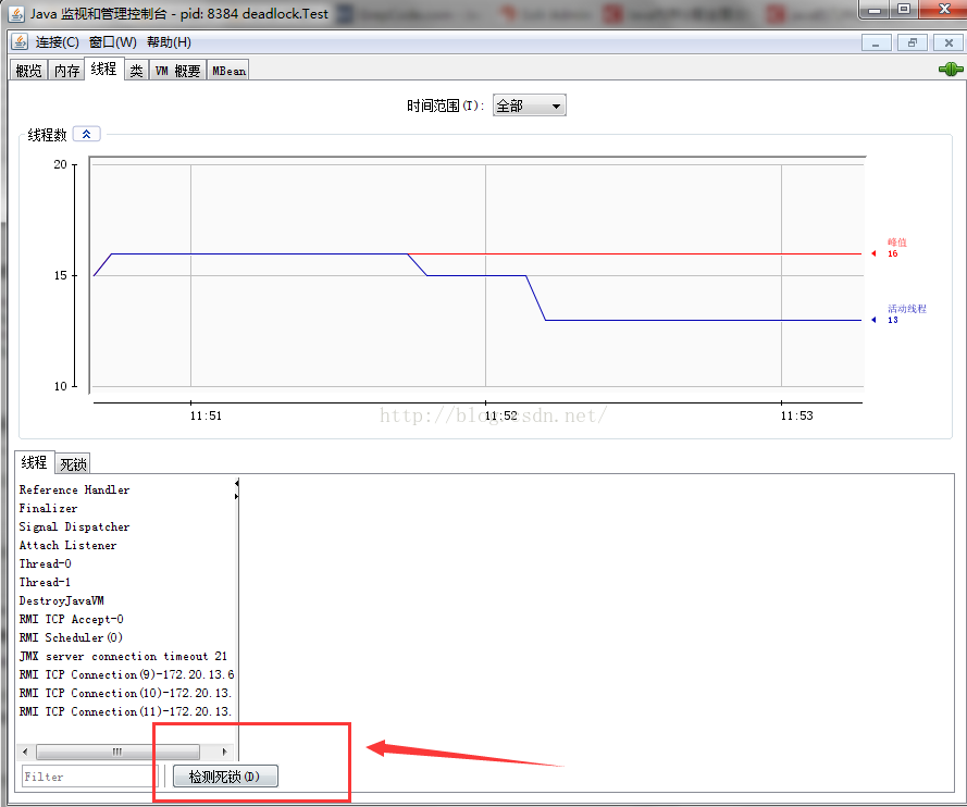 Java如何查看死锁？_死锁_03