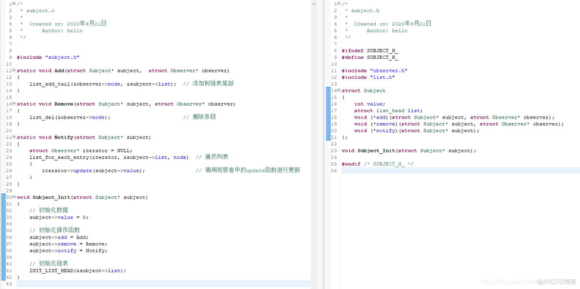 观察者模式C和C++语言实现_#include_05