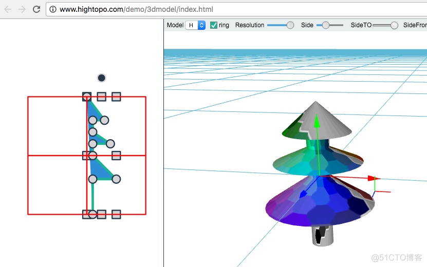 数百个 HTML5 例子学习 HT 图形组件 – 3D 建模篇_3D_07