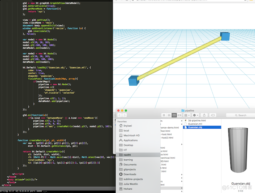 数百个 HTML5 例子学习 HT 图形组件 – 3D 建模篇_电信_12