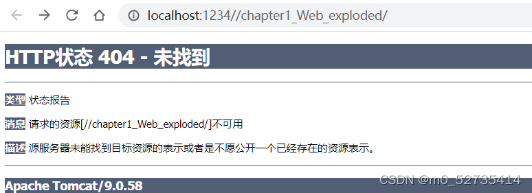 IDEA的Web项目启动Tomcat出现404错误_404错误_02