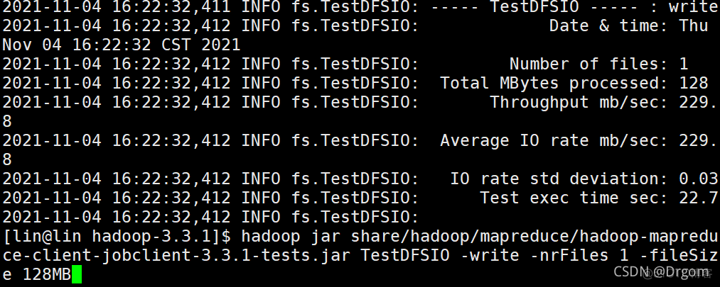 Hadoop的压测_jar