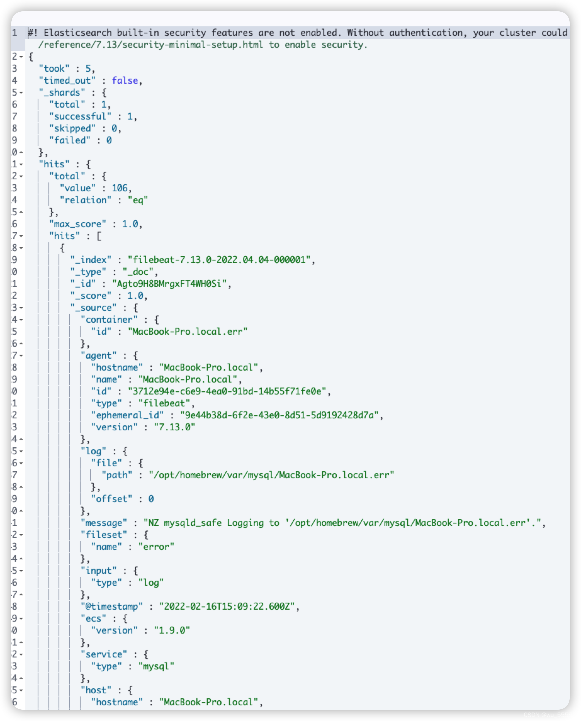 ELK搭建（四）：监控mysql慢查询、错误日志日志_elk_06