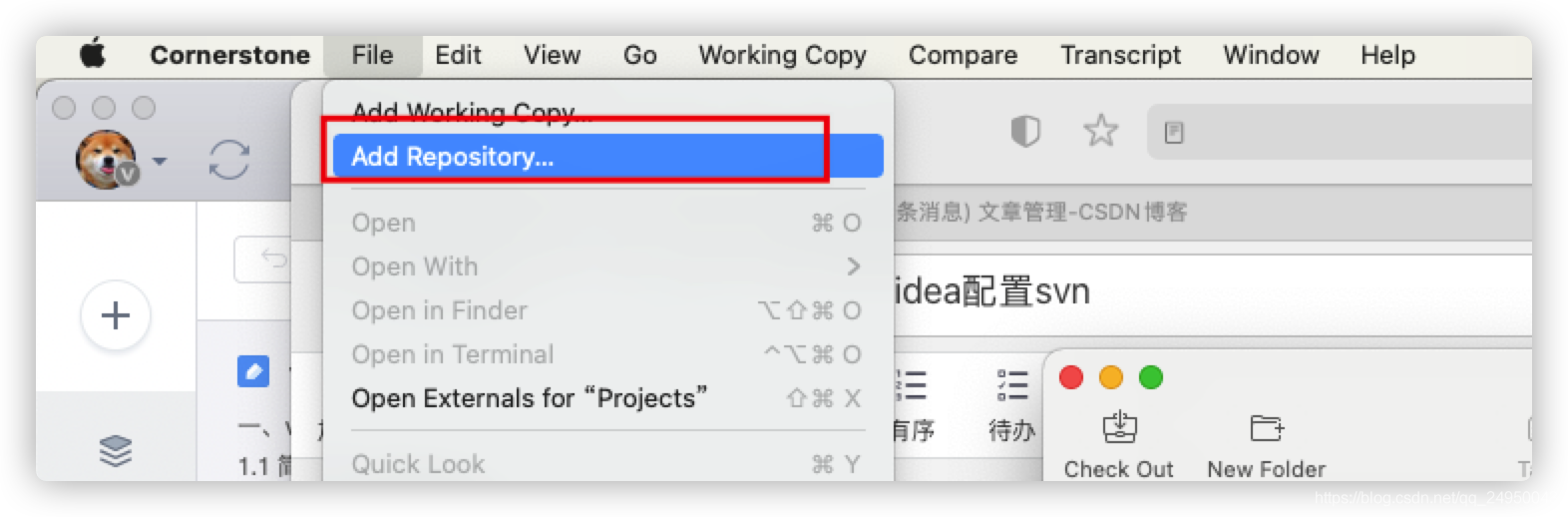 Mac 安装svn客户端+idea配置svn_ide