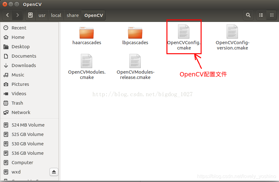 Ubuntu环境下ROS安装自己OPENCV版本_库文件