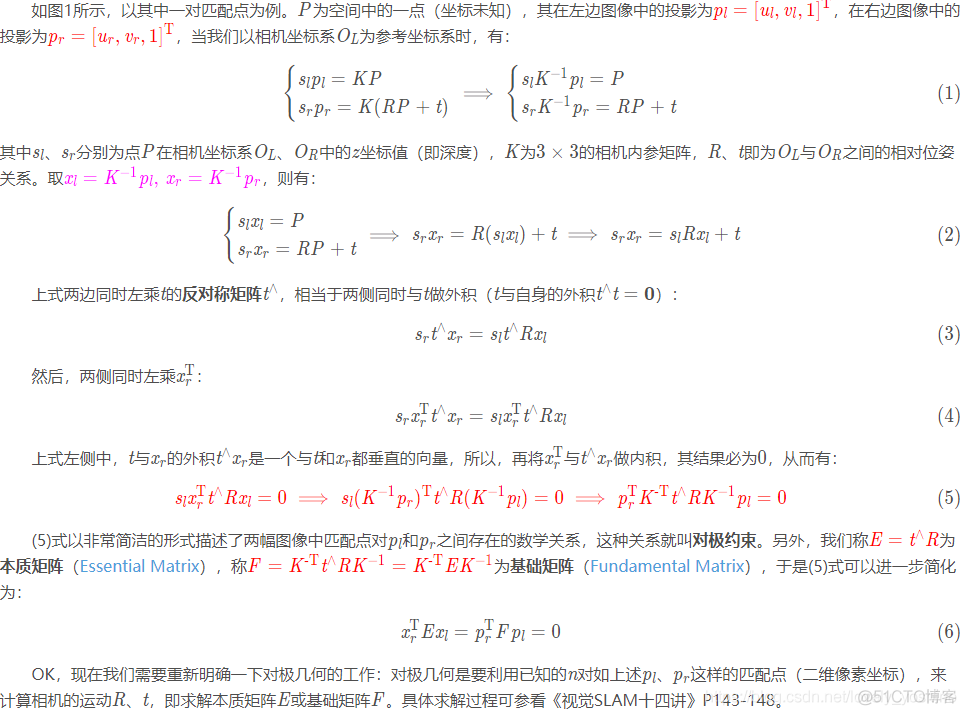 视觉SLAM中的对极约束、三角测量、PnP、ICP问题_角点_02